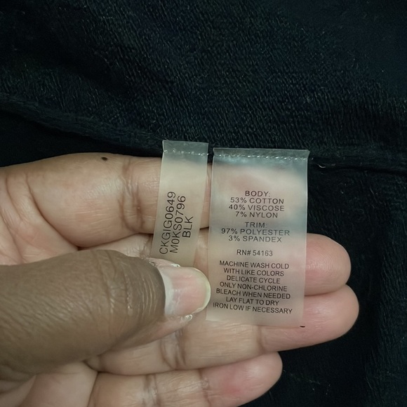 Calvin Klein Open Front Cardigan Sweater - Picture 5 of 7